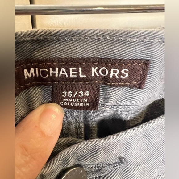 B10.14. Michael Kors Men’s charcoal Gray denim Jeans EUC 36/34 - Picture 4 of 6